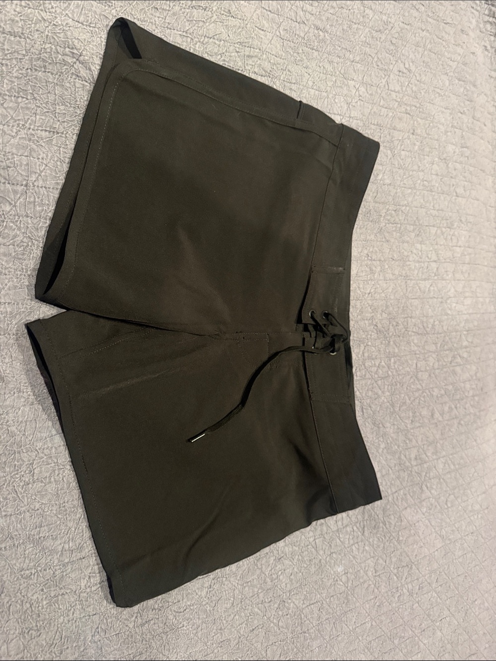 Performance Apparel size 9 black Lace-Up Athletic Shorts NWOT
